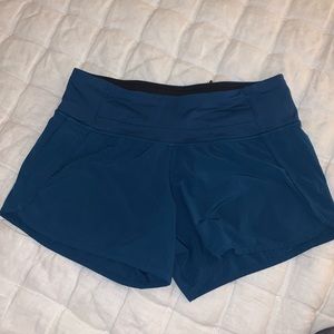 Lululemon blue shorts size 4